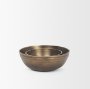 70934 - Tomiko Decorative Brass Finished Cast Aluminum Round Bowls