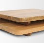 70935 - Khana Natural Solid Wood Square Serving Boards