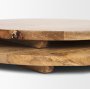 70936 - Karana Natural Solid Wood Round Serving Boards