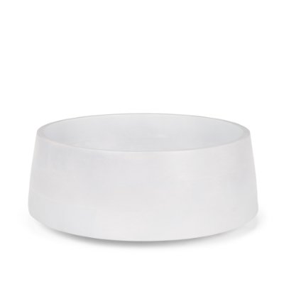 70938 - Kadara White Washed Solid Wood Decorative Bowl