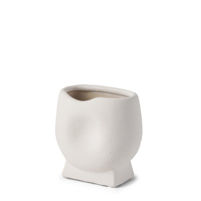 70963 - Darian Small Textured Matte White Ceramic Vase
