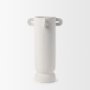 70970 - Dylan Tall Textured Off White w/ Handles Ceramic Vase