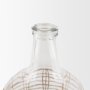 70932 - Troian Medium Rattan Wrapped Glass Bottle