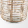 70932 - Troian Medium Rattan Wrapped Glass Bottle