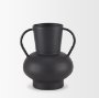 70943 - Tasya Small Matte Black Metal Vase