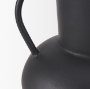 70943 - Tasya Small Matte Black Metal Vase