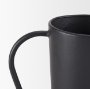 70944 - Tasya Large Matte Black w/ Handles Metal Vase