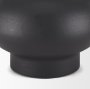 70944 - Tasya Large Matte Black w/ Handles Metal Vase