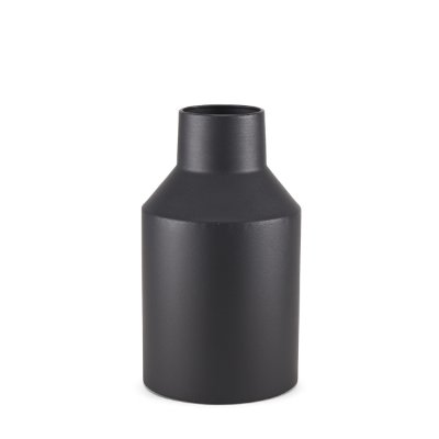 70945 - Tosca Small Matte Black Metal Vase