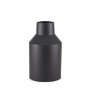 70945 - Tosca Small Matte Black Metal Vase