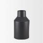 70945 - Tosca Small Matte Black Metal Vase