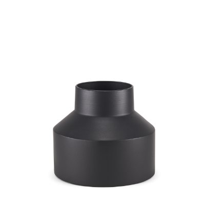 70946 - Tosca Medium Matte Black Metal Vase