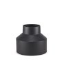 70946 - Tosca Medium Matte Black Metal Vase