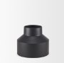 70946 - Tosca Medium Matte Black Metal Vase