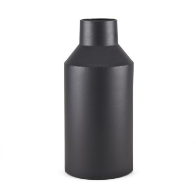 70947 - Tosca Tall Matte Black Metal Vase