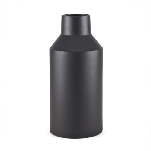 70947 - Tosca Tall Matte Black Metal Vase