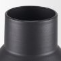 70947 - Tosca Tall Matte Black Metal Vase