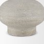 70955 - Torres Small Textured Off White w/ Gold Metal Vase