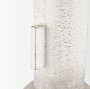 70956 - Torres Tall Textured Off White w/ Gold Metal Vase