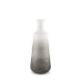 70957 - Toru Medium White w/ Grey Ombre Metal Vase