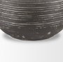 70957 - Toru Medium White w/ Grey Ombre Metal Vase