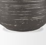 70958 - Toru Tall White w/ Grey Ombre Metal Vase