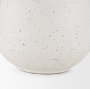 70959 - Treva Small White w/ Black Speckles Metal Vase