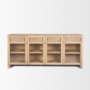 70826 - Suri Light Brown Wood w/ Glass Doors Sideboard