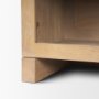 70826 - Suri Light Brown Wood w/ Glass Doors Sideboard