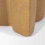 70971 - Vania Small Off White w/ Tan Textured Ceramic Vase