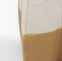 70972 - Vania Large Off White w/ Tan Textured Ceramic Vase
