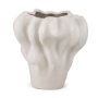 70973 - Vanna Sculptural Cream Glazed Ceramic Vase
