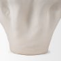 70973 - Vanna Sculptural Cream Glazed Ceramic Vase