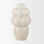 70974 - Ulvi Cream Glazed Bubble Ceramic Vase