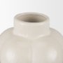 70974 - Ulvi Cream Glazed Bubble Ceramic Vase