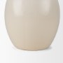 70974 - Ulvi Cream Glazed Bubble Ceramic Vase