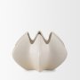 70975 - Ulrich Sculptural Cream Glazed Ceramic Vase