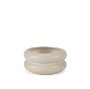 70979 - Twyla Short Cream Glazed Ring Pot