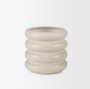 70980 - Twyla Tall Cream Glazed Ring Pot