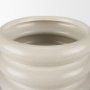 70981 - Twyla Short Cream Glazed Floor Vase