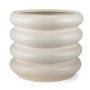 70982 - Twyla Tall Cream Glazed Floor Ceramic Vase