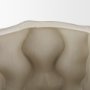 70983 - Vahn Sculptural Cream Glazed Decorative Ceramic Bowl