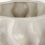 70983 - Vahn Sculptural Cream Glazed Decorative Ceramic Bowl