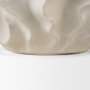 70983 - Vahn Sculptural Cream Glazed Decorative Ceramic Bowl