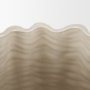 70987 - Velia Short Seashell Sculptural Cream Glazed Ceramic Vase