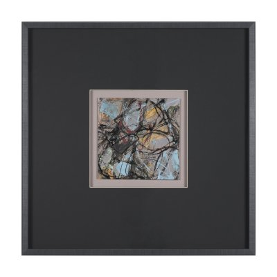 15421 - Passtime II by Mercana Studio a Hand Embelished Textured Framed Art Print Matted under Glass