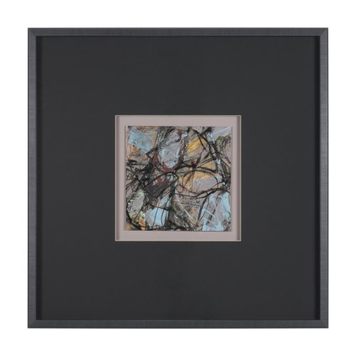15421 - Passtime II by Mercana Studio a Hand Embelished Textured Framed Art Print Matted under Glass