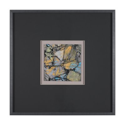 15422 - Passtime III by Mercana Studio a Hand Embelished Textured Framed Art Print Matted under Glass