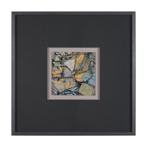 15422 - Passtime III by Mercana Studio a Hand Embelished Textured Framed Art Print Matted under Glass