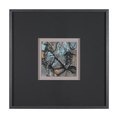 15423 - Passtime IV by Mercana Studio a Hand Embelished Textured Framed Art Print Matted under Glass